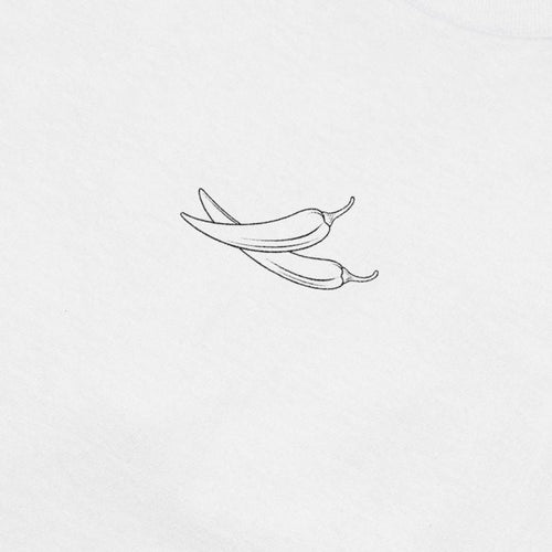CHILI DESIGN T-SHIRT EMBROIDED