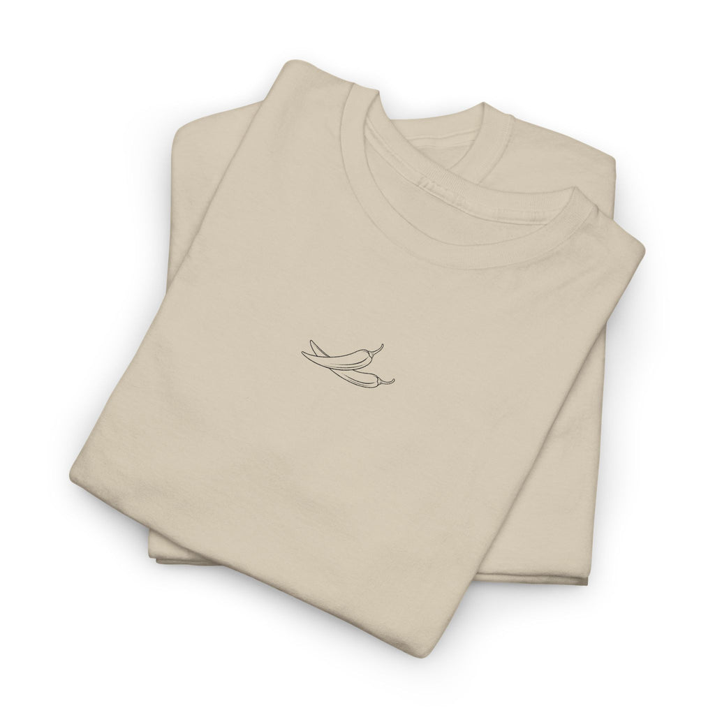 CHILI DESIGN T-SHIRT EMBROIDED