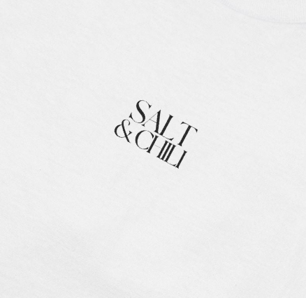 SALT & CHILI T-SHIRT EMBROIDED